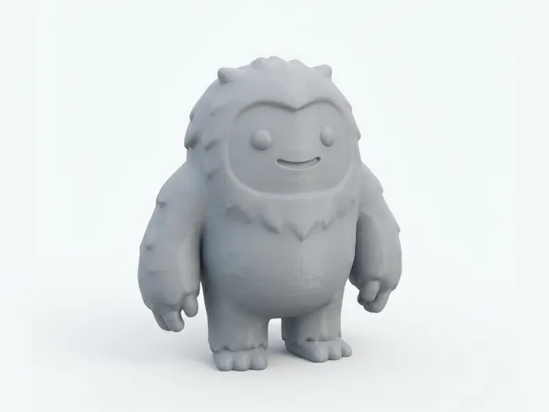 Petit yéti mignon