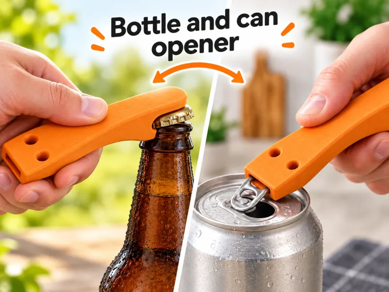 Apribottiglie e Apri Lattine 2 in 1 | Progettato per Durare