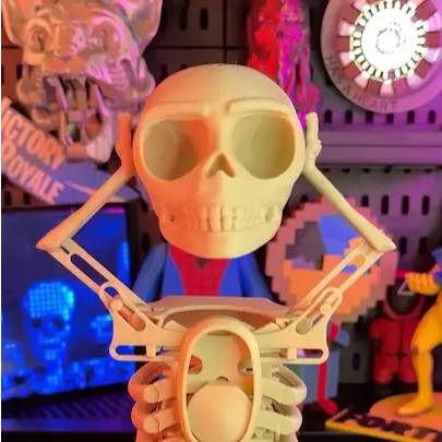 Dancing Skeleton Figure - Miniatures - PLA - 3D printed product - фото 2