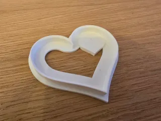 Valentinstag Keksausstecher in Herzform