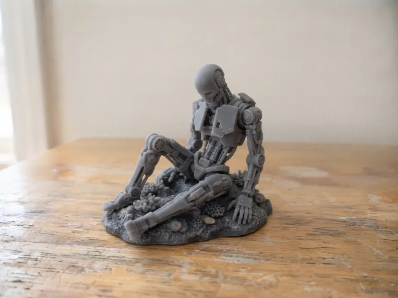 Aquarium Serie Gebroken Robot