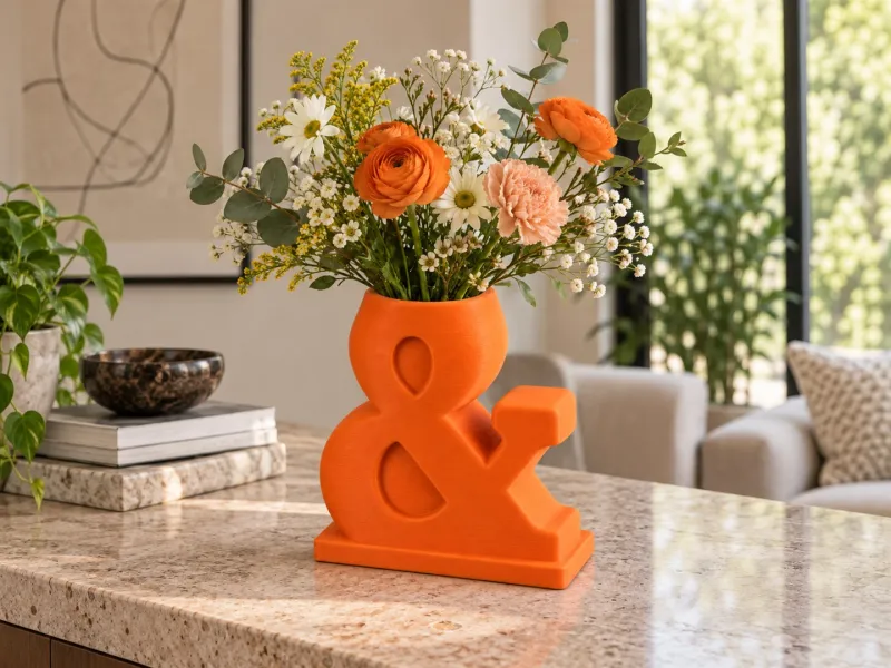 Jarrón de flores Ampersand