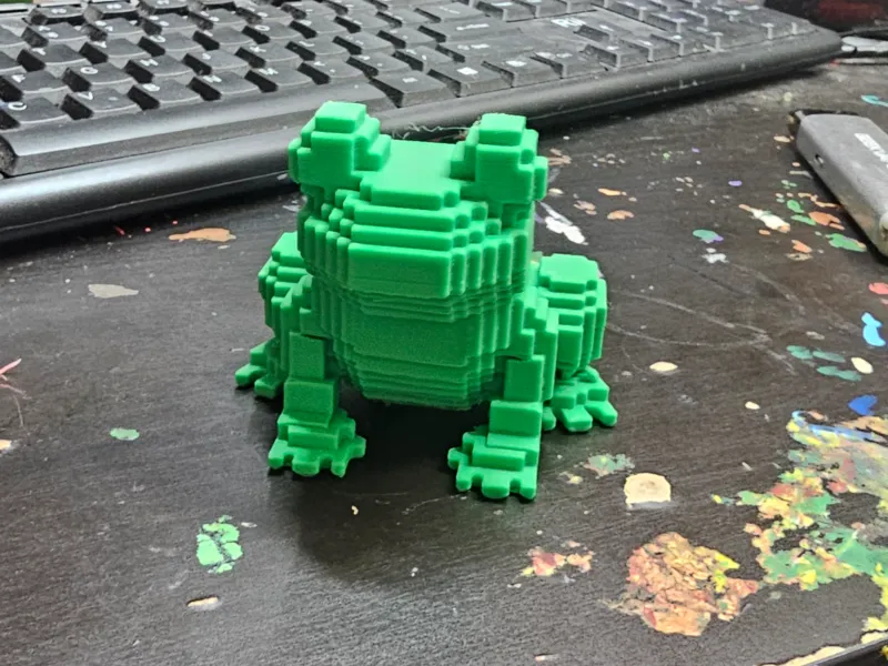 Pixel Pond: The Voxel Frog