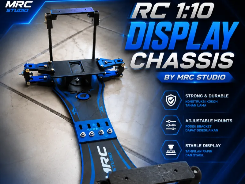 RC Car 1:10 Bodyshell Display Chassis