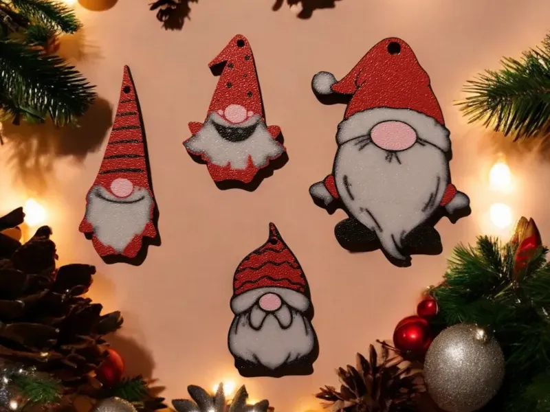 Nordische Weihnachts-Wichtel Baumornamente