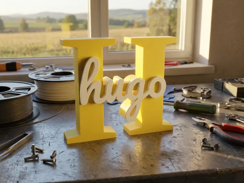 Wall Art Name Hugo