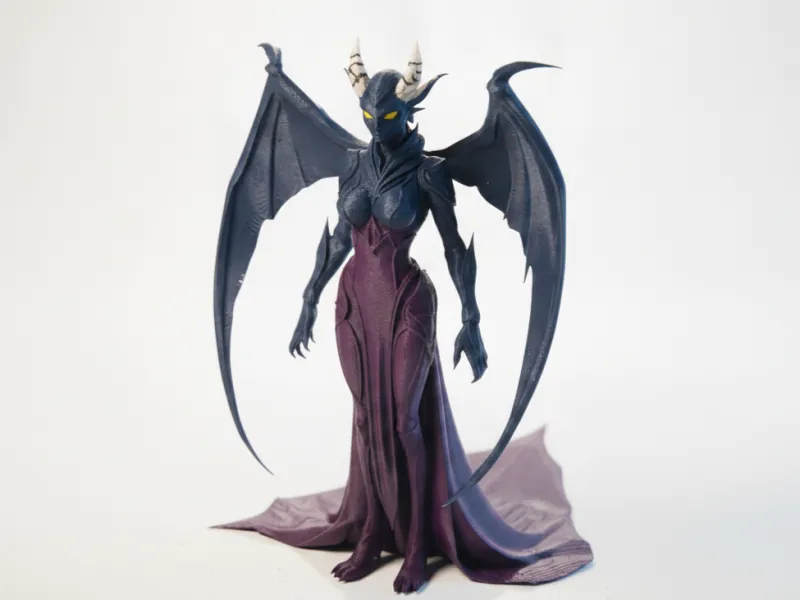 Demon Queen Figurine Fantasy Collectible 3D Printable