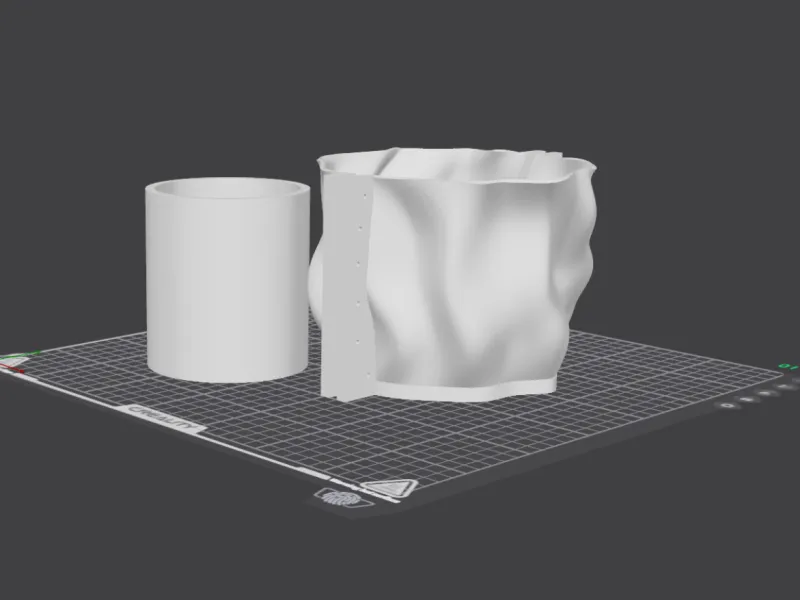 Modern Silicone Mold for Concrete Candle Holders or Planters
