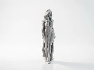 Queen Figurine Female Character 3D Printable