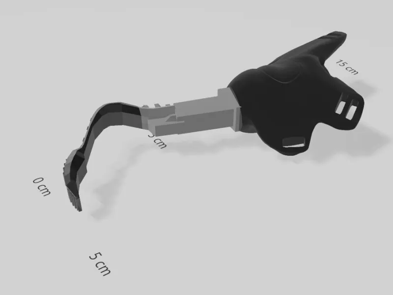 HARNESS PAD WITH ORTHOTIC LIMB PETS WEARABLE