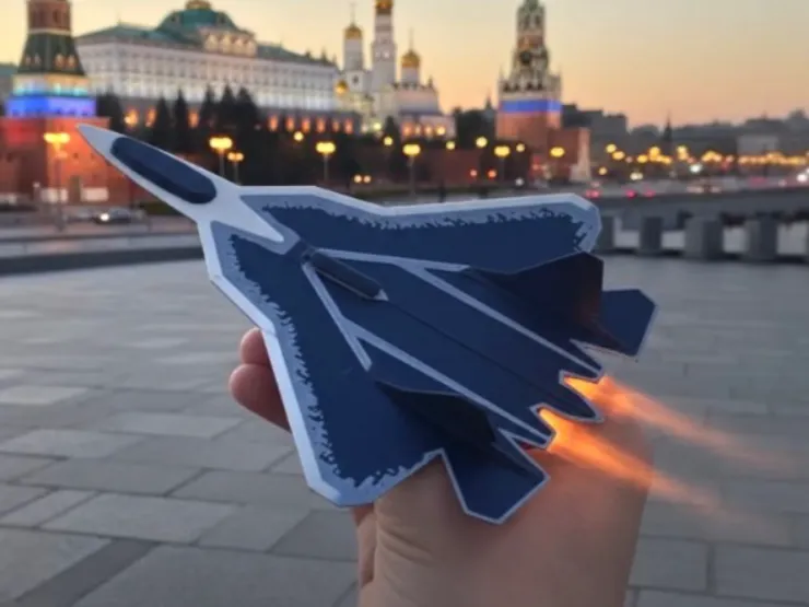 Su-57 Chuck-zweefvliegtuig