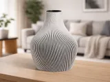 Vase - Curved Ridges-0