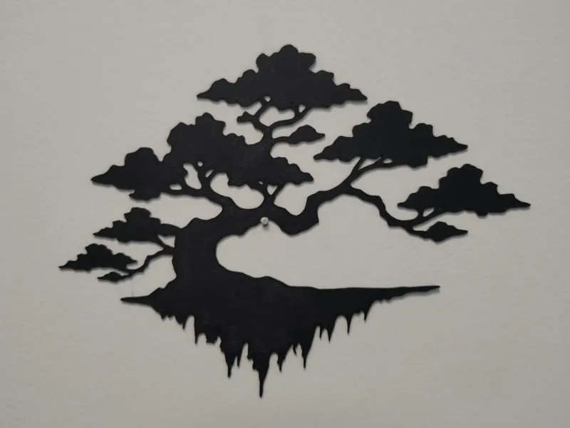 Bonsai II. Wandkunst