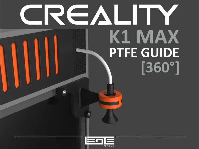CREALITY K1max PTFE TUBE GUIDE[ FOR K1max LID RISER V3]