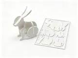 Rabbit Assembly Puzzle Card-0