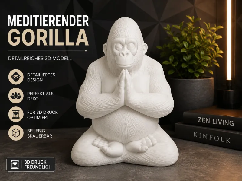 🦍 Meditierender Gorilla