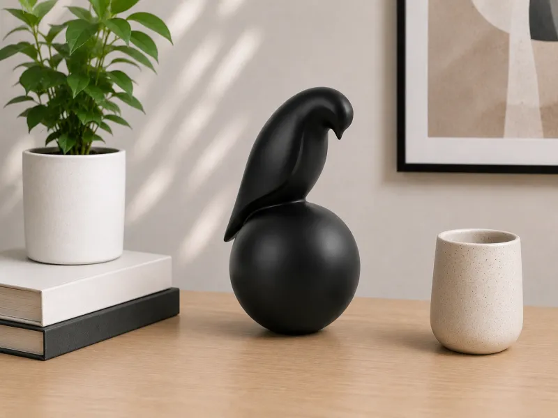 Thinker Bird Modern Sculpture
