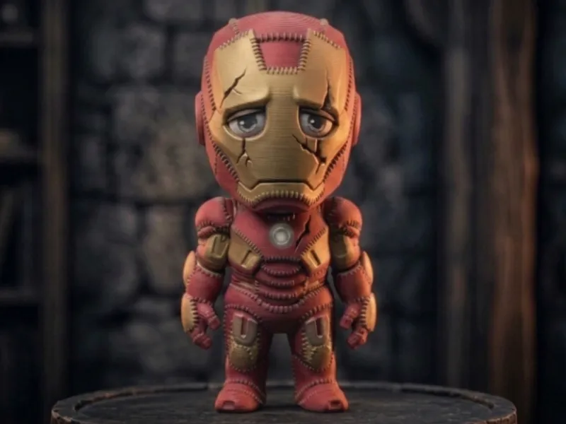 Iron-Man Horror-fied Halloween Decor / Toy