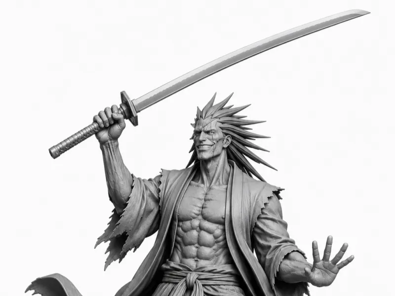 Busto de Kenpachi Zaraki
