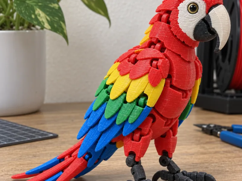 可動式オウム