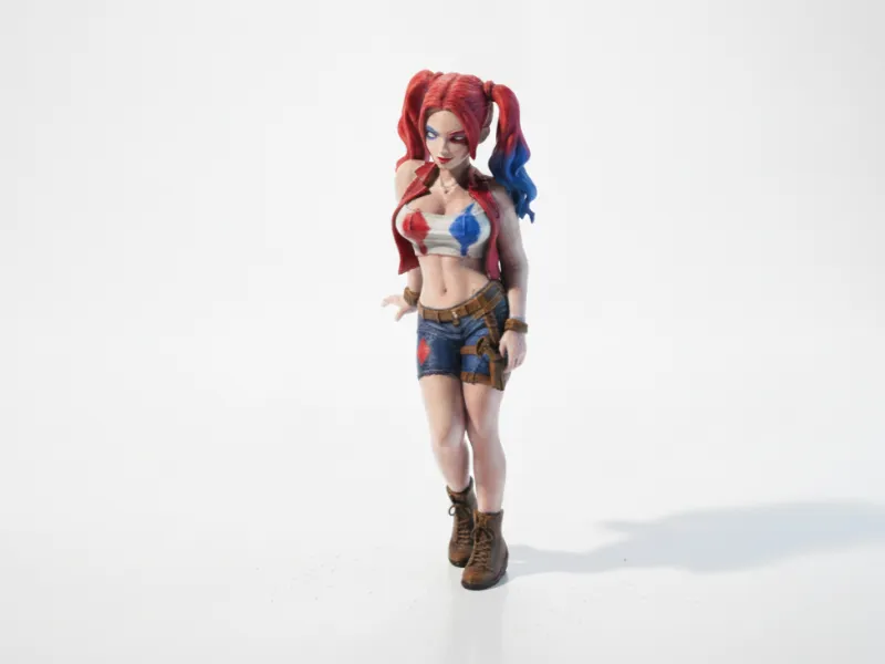 Фигурка Харли Квинн, коллекционная 3D-модель для печати вселенной DC Comics