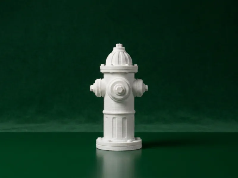 1:12 Scale Fire Hydrant 3D Model