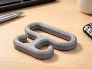 A hook that makes carrying plastic bags more comfortable.