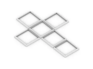 Foldable Cube Frame