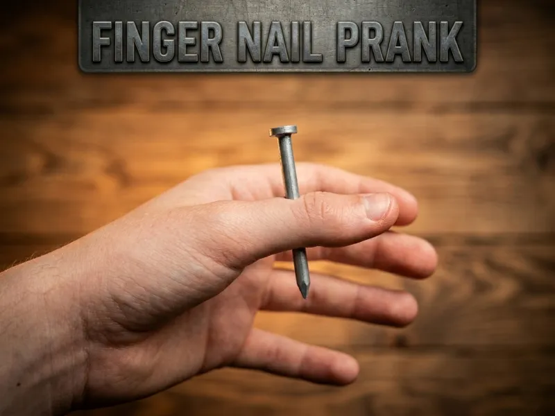 Finger Nail Prank