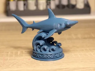 Hammerhead shark figurine