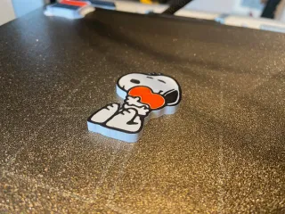 Snoopy In Love Keychain