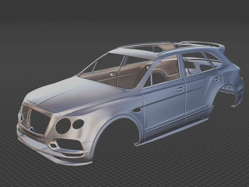 2020 Bentley Bentayga Speed Body STL