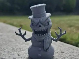 Frostbite Frank , the not so jolly snowman