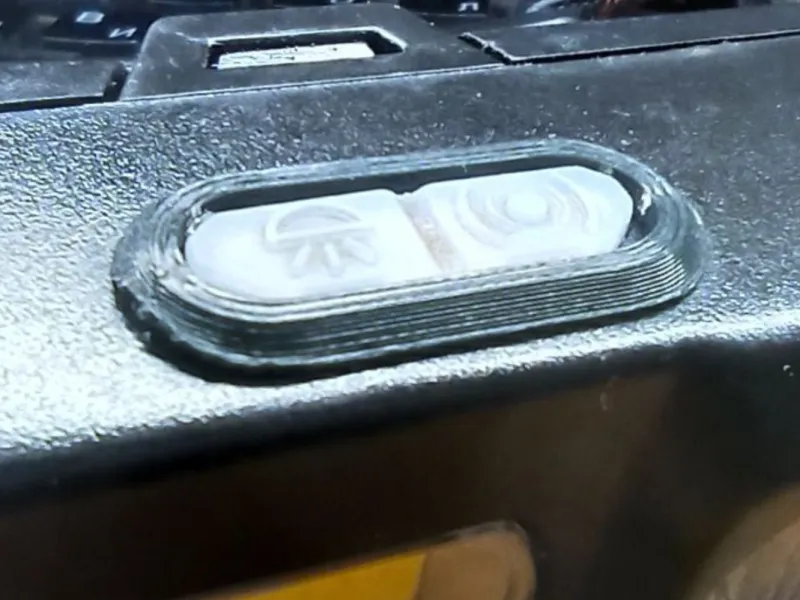 Protection against turning on the flashlight buttons