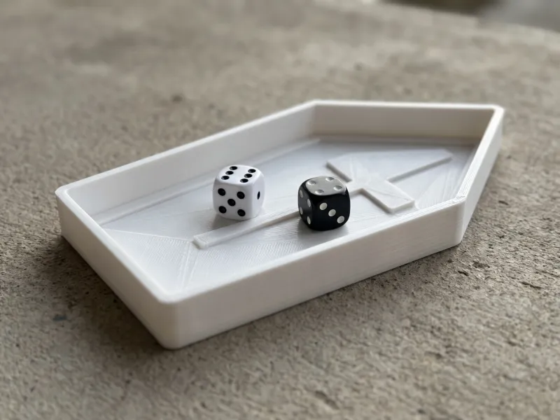 Coffin Trinket Tray - Keys, Dice and Desk Catchall