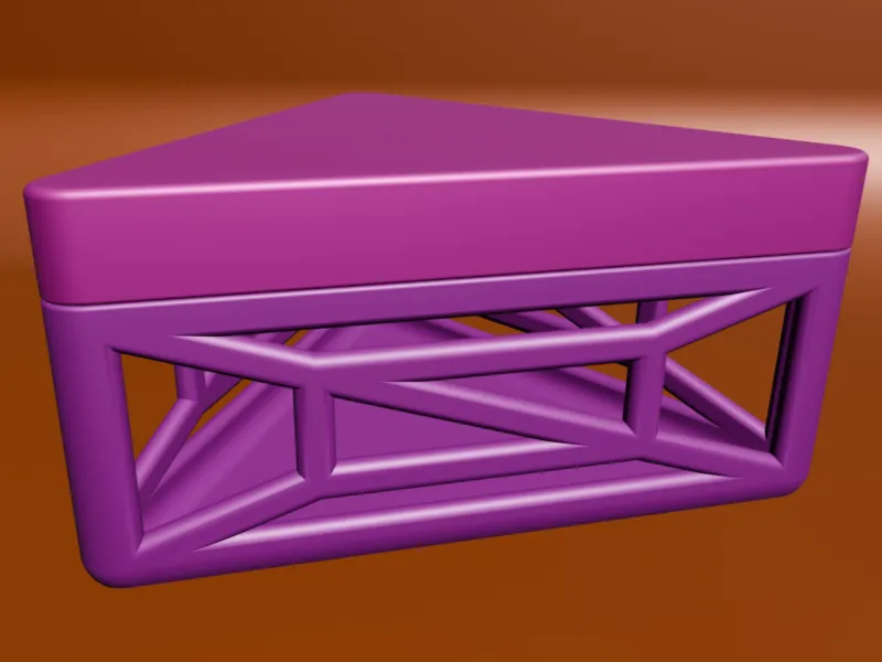 Geometric Gift Box with Lid V3D ID-111