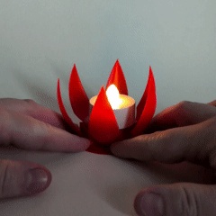 Iris LED tealight holder-0