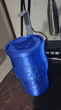 Mini Lixeira Pet 3D | Automatic Lid Trash Bin 🐾 – Balvit3D