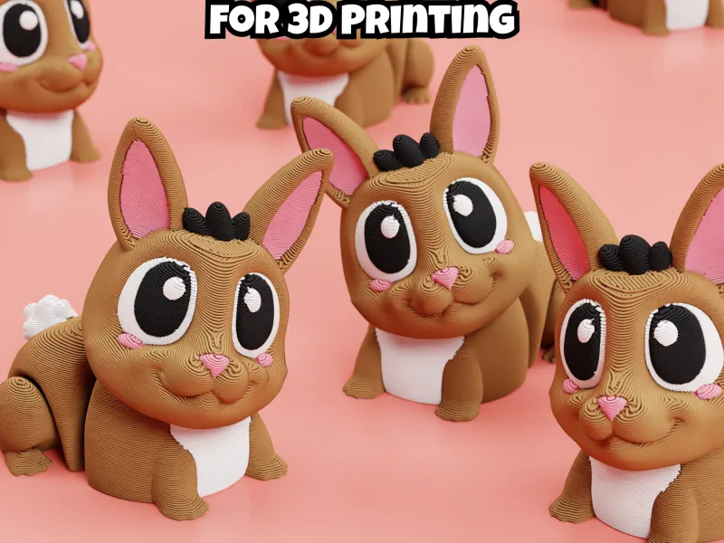 Articulated Sheep 3D Print File: Flexi Fidget Toy