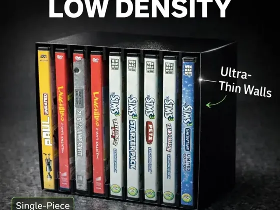 Suporte Minimalista para DVD de Baixa Densidade – Forte, Leve, Simples
