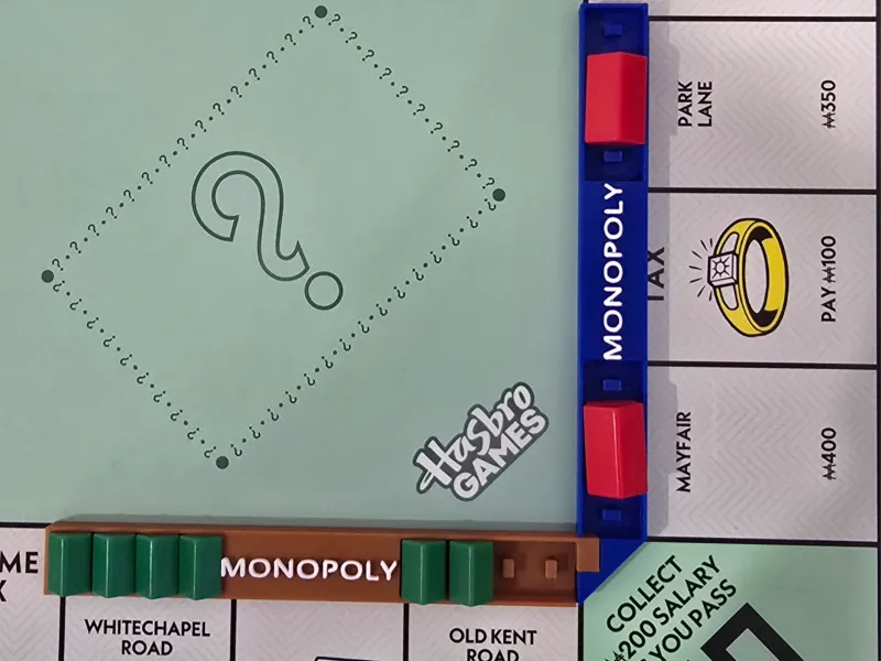 Monopoly Huis/Hotel Bordhouders