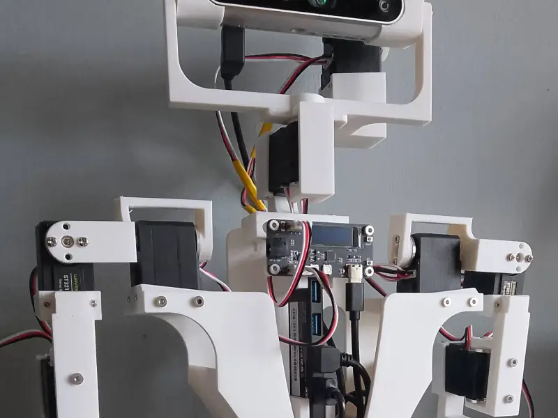 Humanoid Robot: Head + Arms + Rotating Torso (NoVa V1)