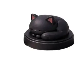 Pieza de ajedrez de gato peón