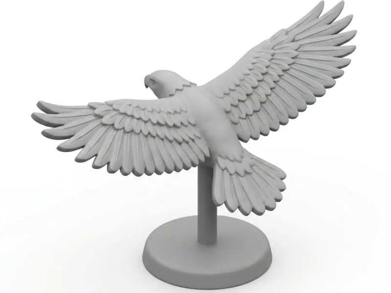 Eagle in flight