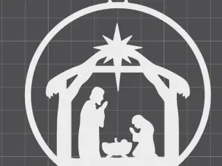 colgante pecebre navidad