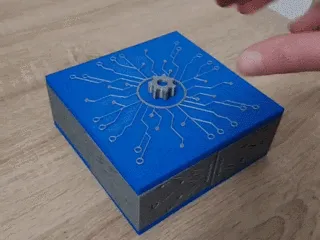 Electronic box - 4 compartments