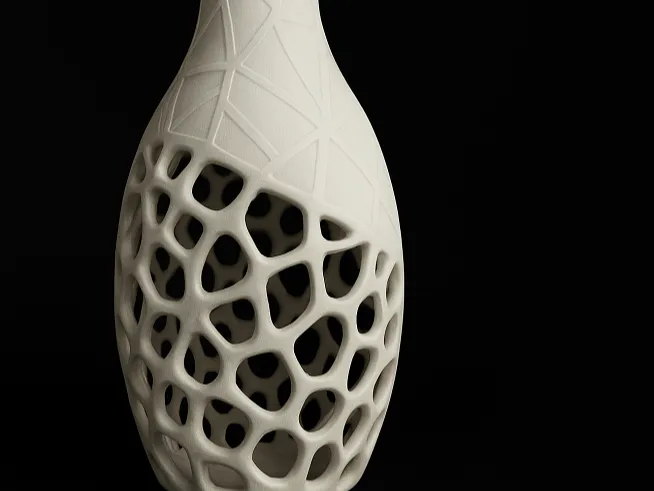 decoratieve voronoi vaas