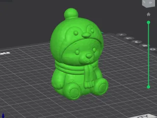 Penguin Hood Bear Figurine