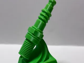 Spark plug mechanics decoration