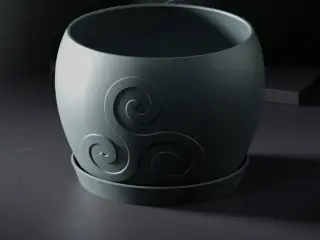 Triskelion planter